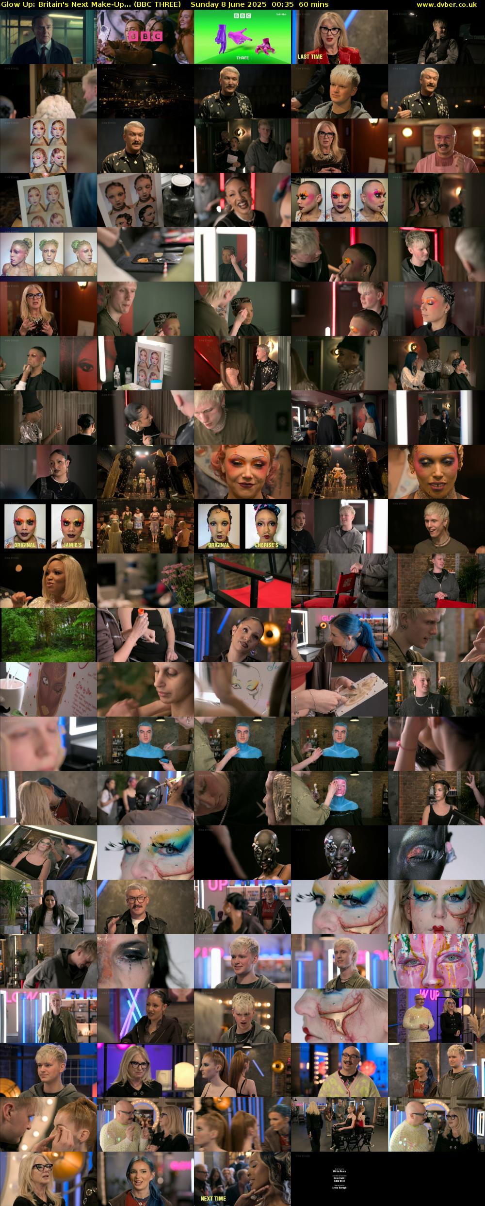 Glow Up: Britain's Next Make-Up... (BBC THREE) Sunday 8 June 2025 00:35 - 01:35