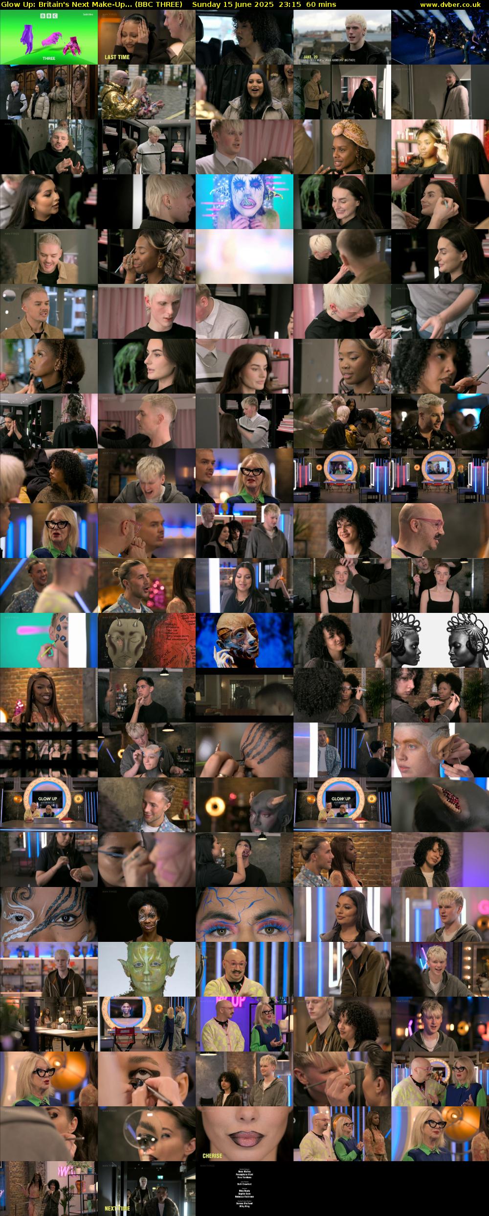 Glow Up: Britain's Next Make-Up... (BBC THREE) Sunday 15 June 2025 23:15 - 00:15