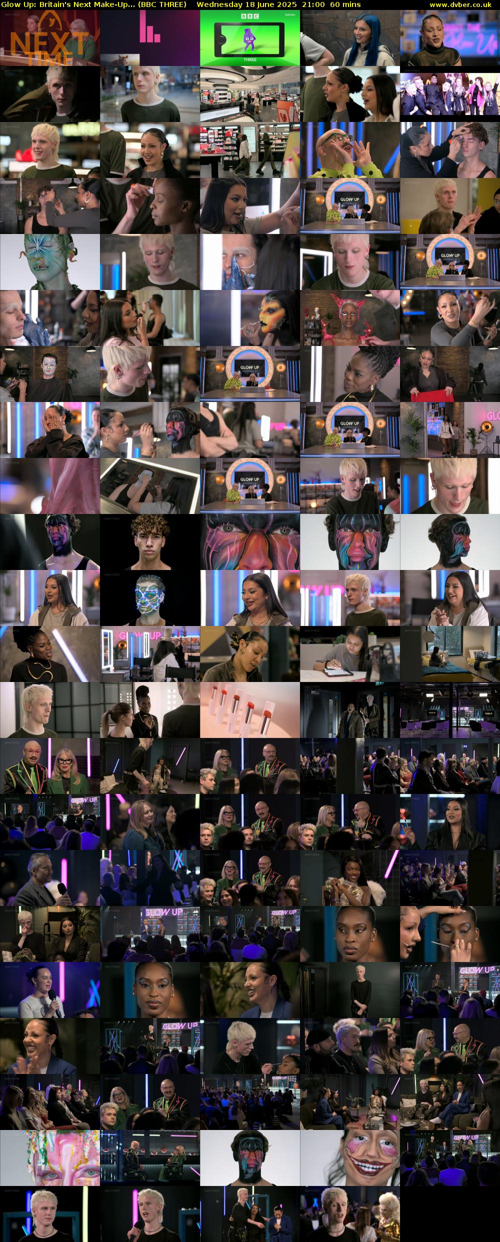 Glow Up: Britain's Next Make-Up... (BBC THREE) Wednesday 18 June 2025 21:00 - 22:00