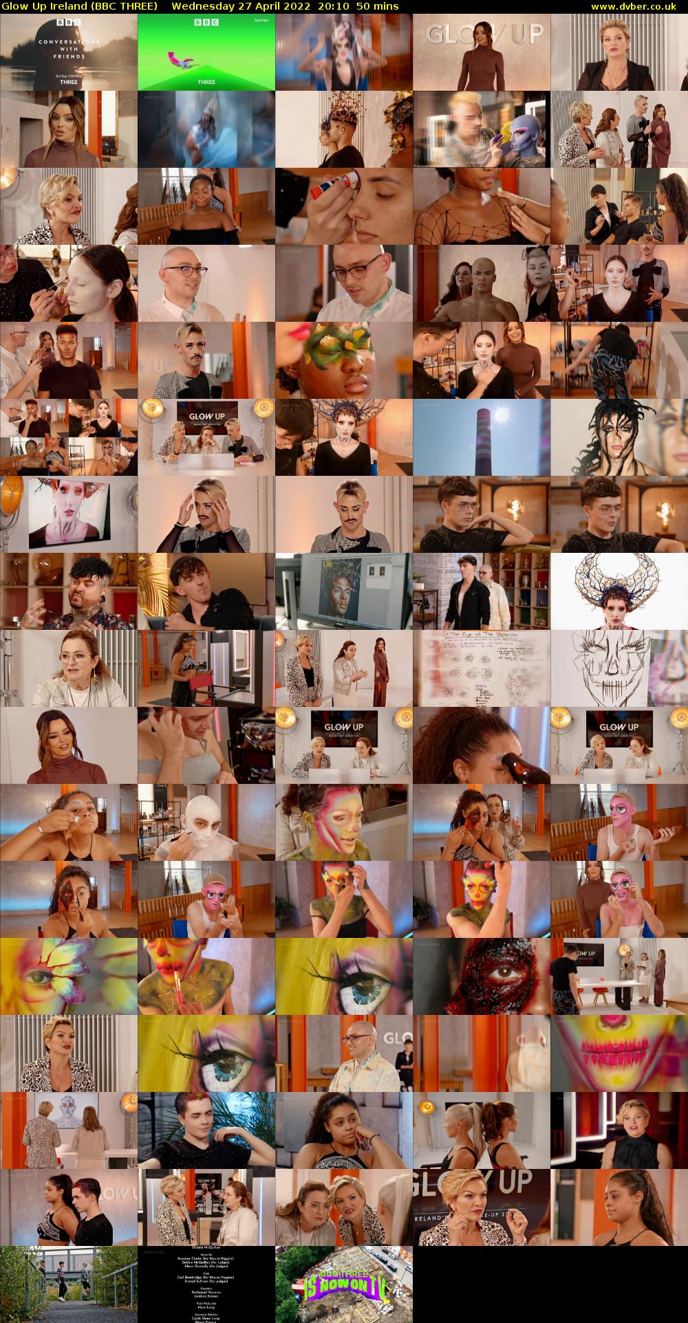 Glow Up Ireland (BBC THREE) Wednesday 27 April 2022 20:10 - 21:00