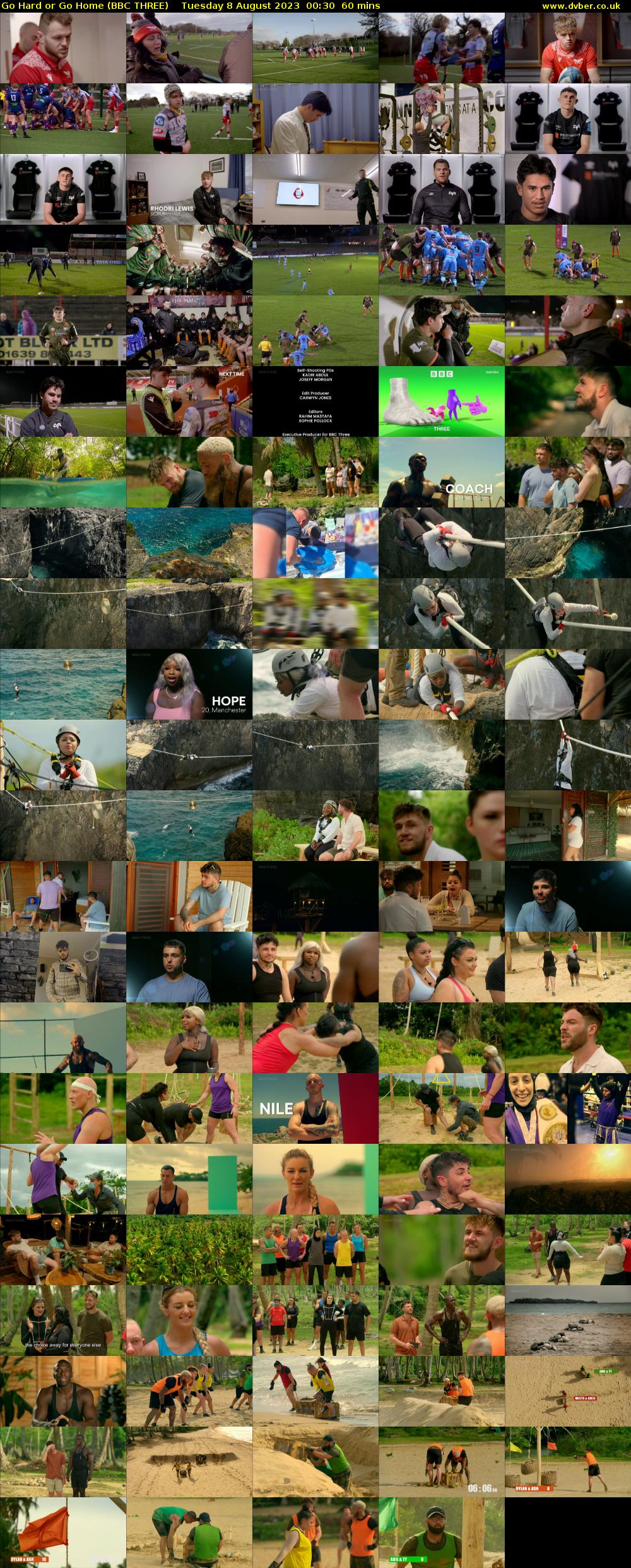 Go Hard or Go Home (BBC THREE) Tuesday 8 August 2023 00:30 - 01:30