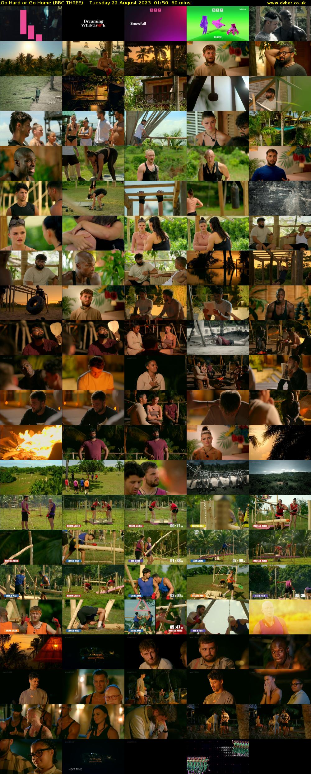 Go Hard or Go Home (BBC THREE) Tuesday 22 August 2023 01:50 - 02:50