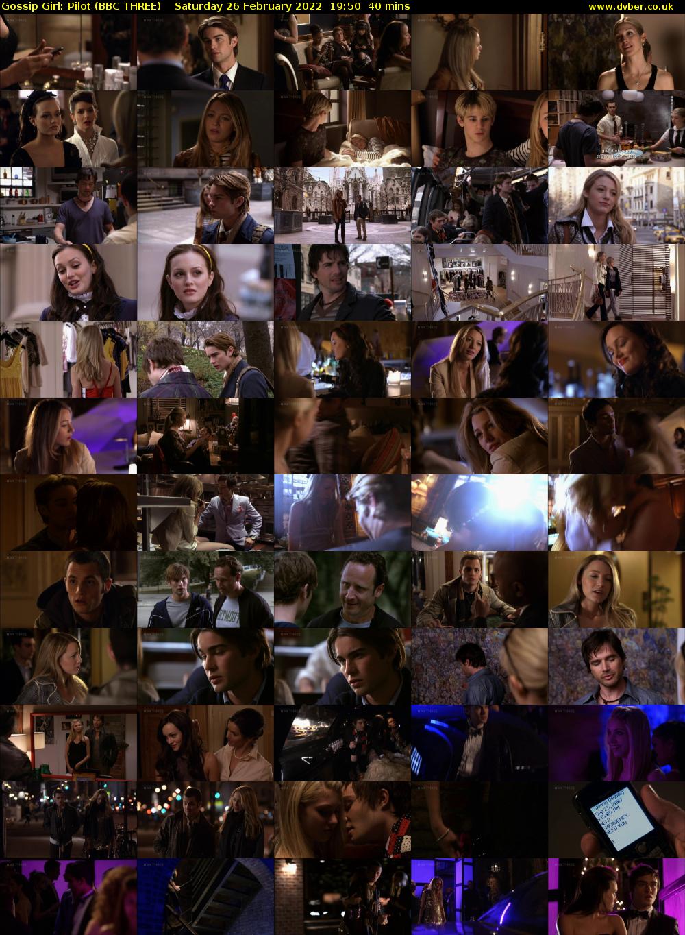 Gossip Girl: Pilot (BBC THREE) Saturday 26 February 2022 19:50 - 20:30