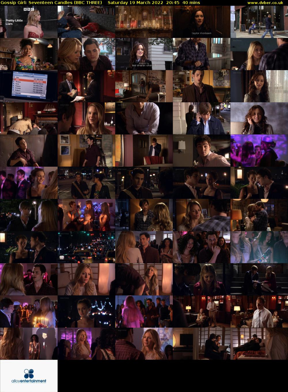 Gossip Girl: Seventeen Candles (BBC THREE) Saturday 19 March 2022 20:45 - 21:25