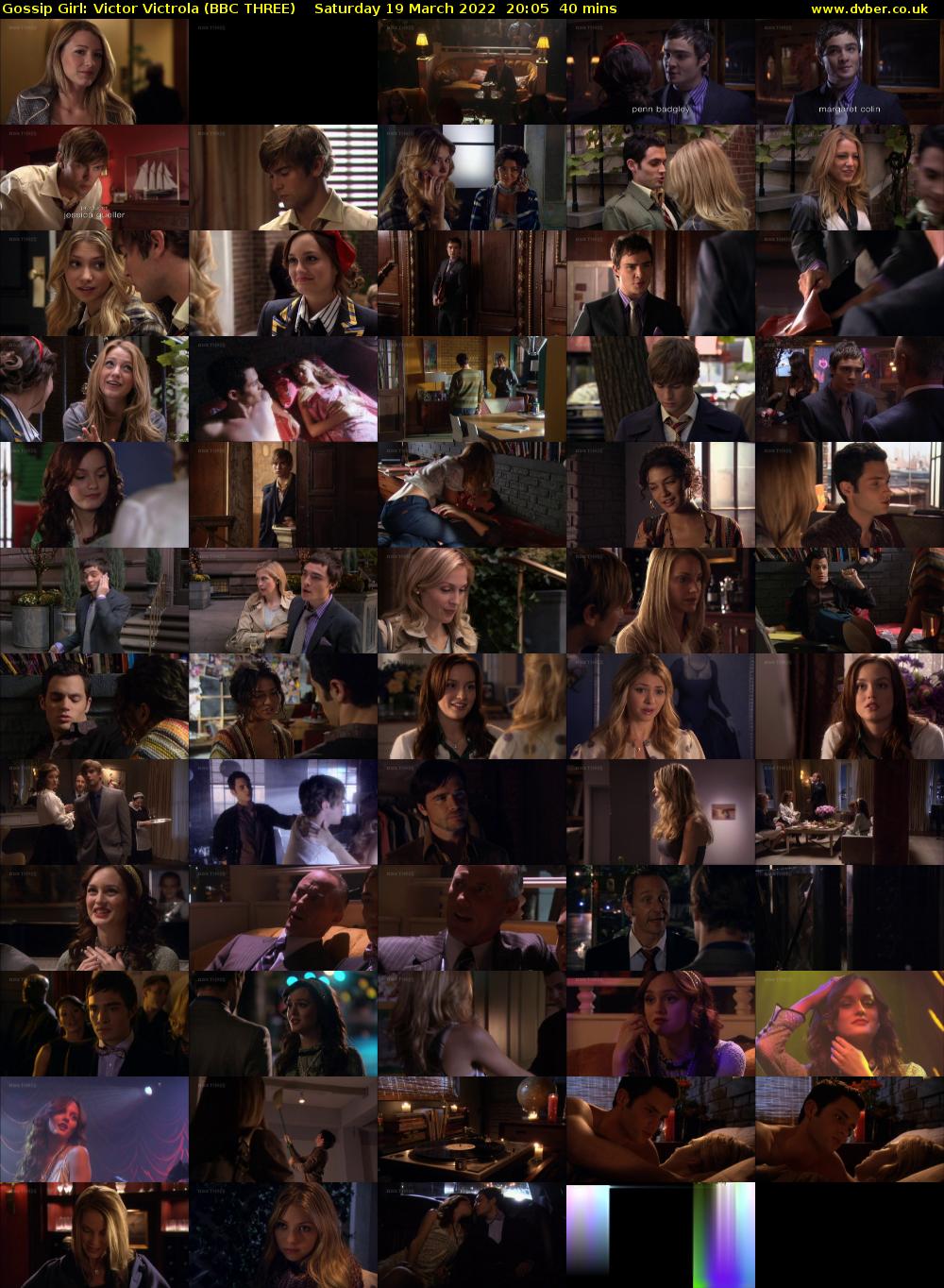 Gossip Girl: Victor Victrola (BBC THREE) Saturday 19 March 2022 20:05 - 20:45