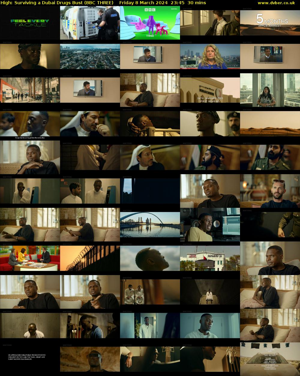 High: Surviving a Dubai Drugs Bust (BBC THREE) Friday 8 March 2024 23:45 - 00:15