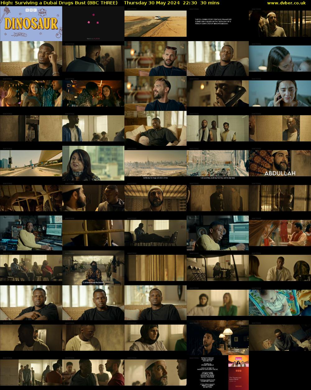 High: Surviving a Dubai Drugs Bust (BBC THREE) Thursday 30 May 2024 22:30 - 23:00