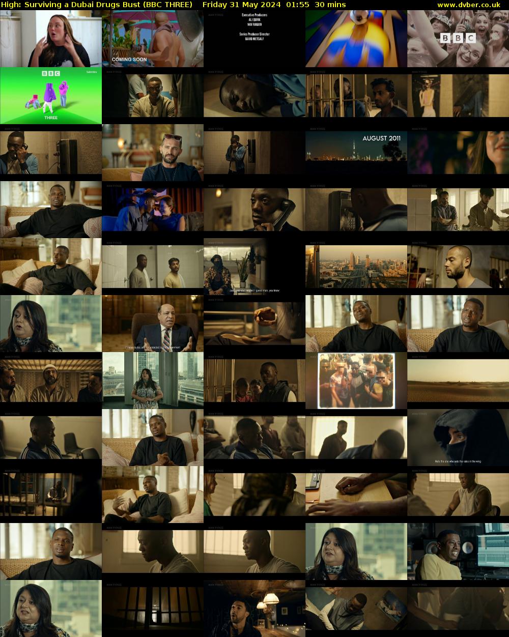 High: Surviving a Dubai Drugs Bust (BBC THREE) Friday 31 May 2024 01:55 - 02:25