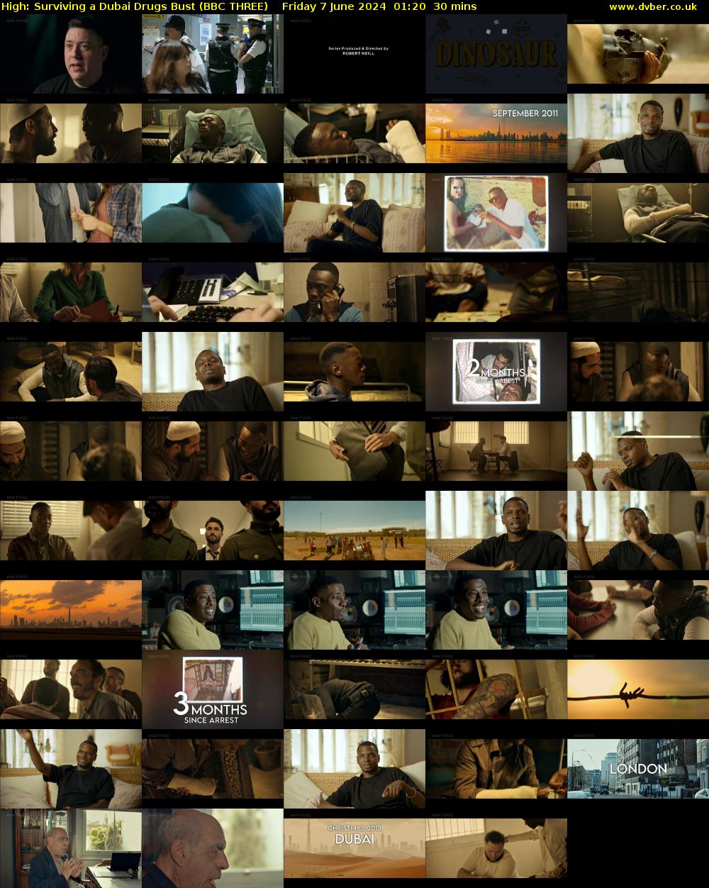 High: Surviving a Dubai Drugs Bust (BBC THREE) Friday 7 June 2024 01:20 - 01:50