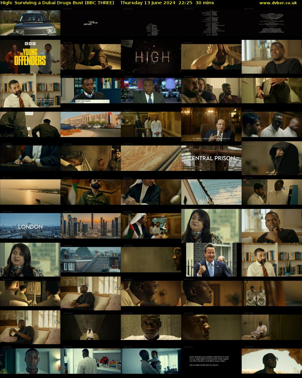 High: Surviving a Dubai Drugs Bust (BBC THREE) Thursday 13 June 2024 22:25 - 22:55