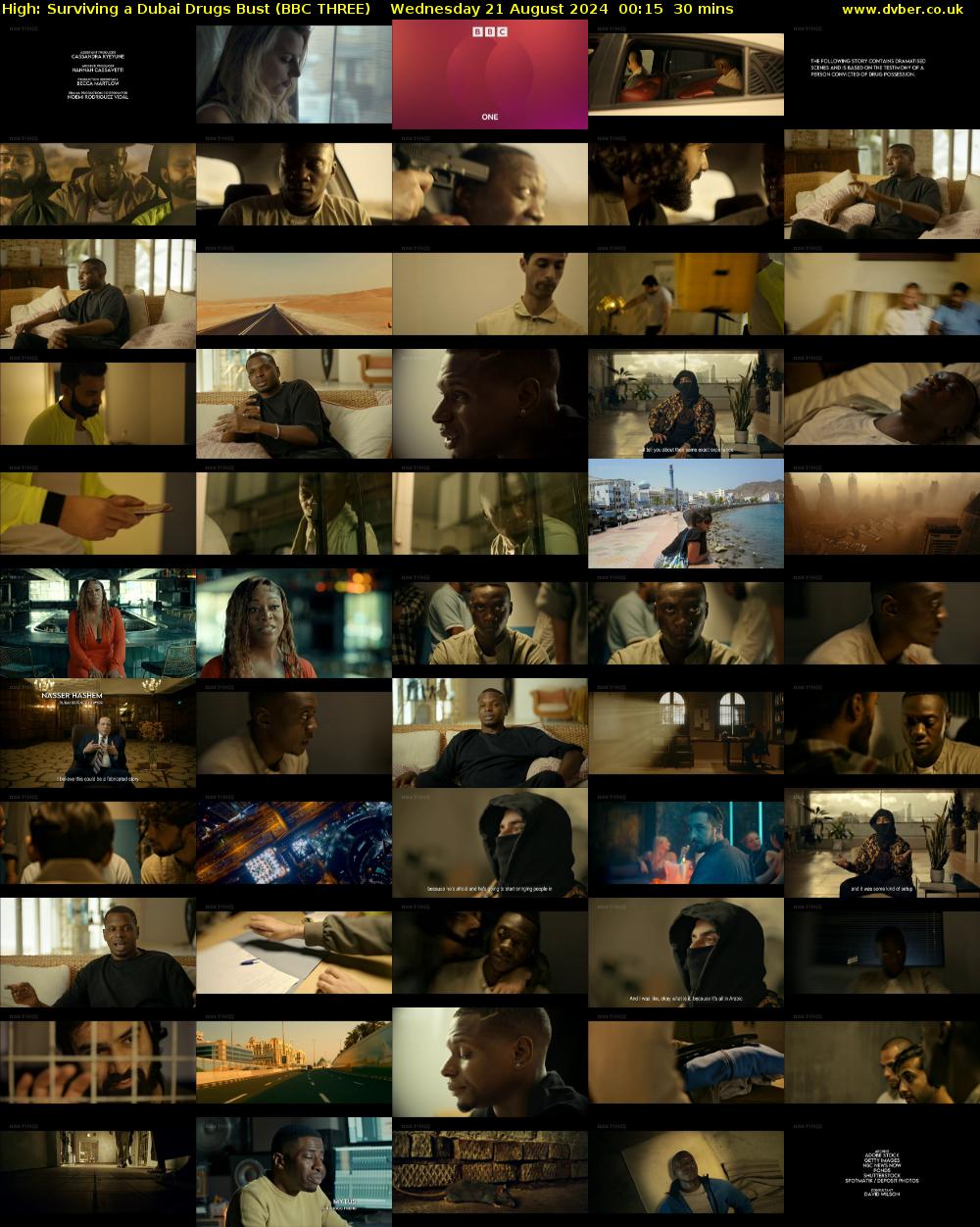 High: Surviving a Dubai Drugs Bust (BBC THREE) Wednesday 21 August 2024 00:15 - 00:45