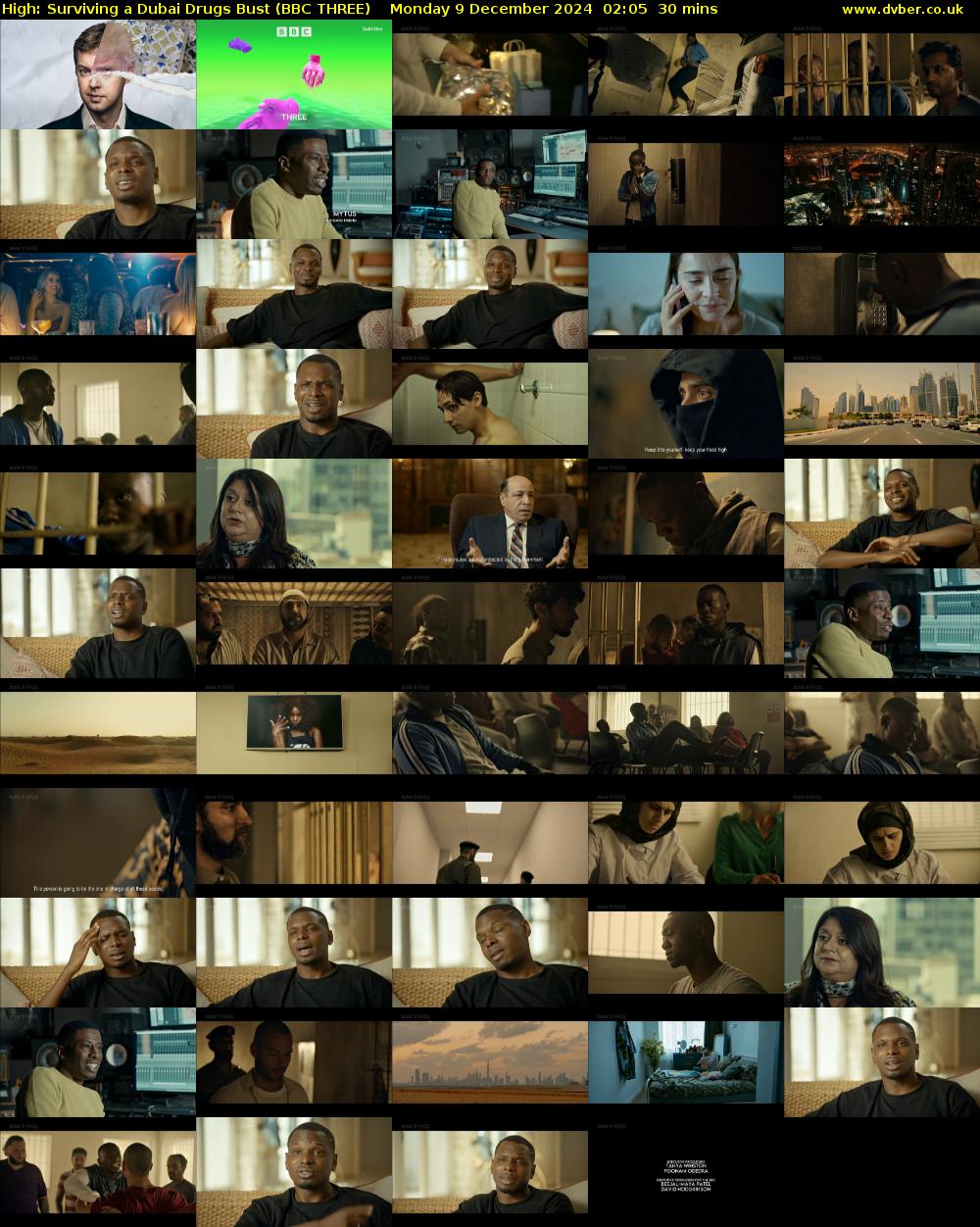 High: Surviving a Dubai Drugs Bust (BBC THREE) Monday 9 December 2024 02:05 - 02:35