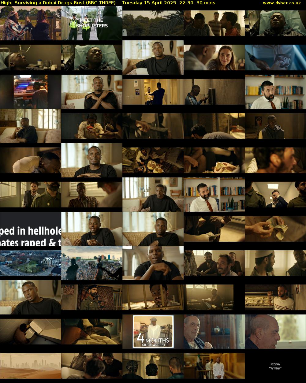 High: Surviving a Dubai Drugs Bust (BBC THREE) Tuesday 15 April 2025 22:30 - 23:00