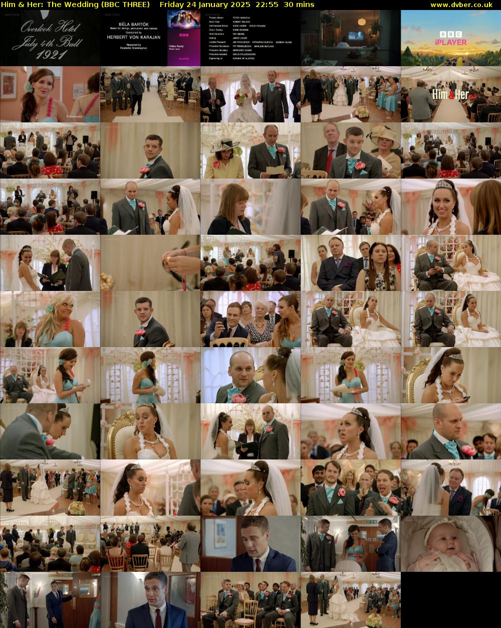 Him & Her: The Wedding (BBC THREE) Friday 24 January 2025 22:55 - 23:25