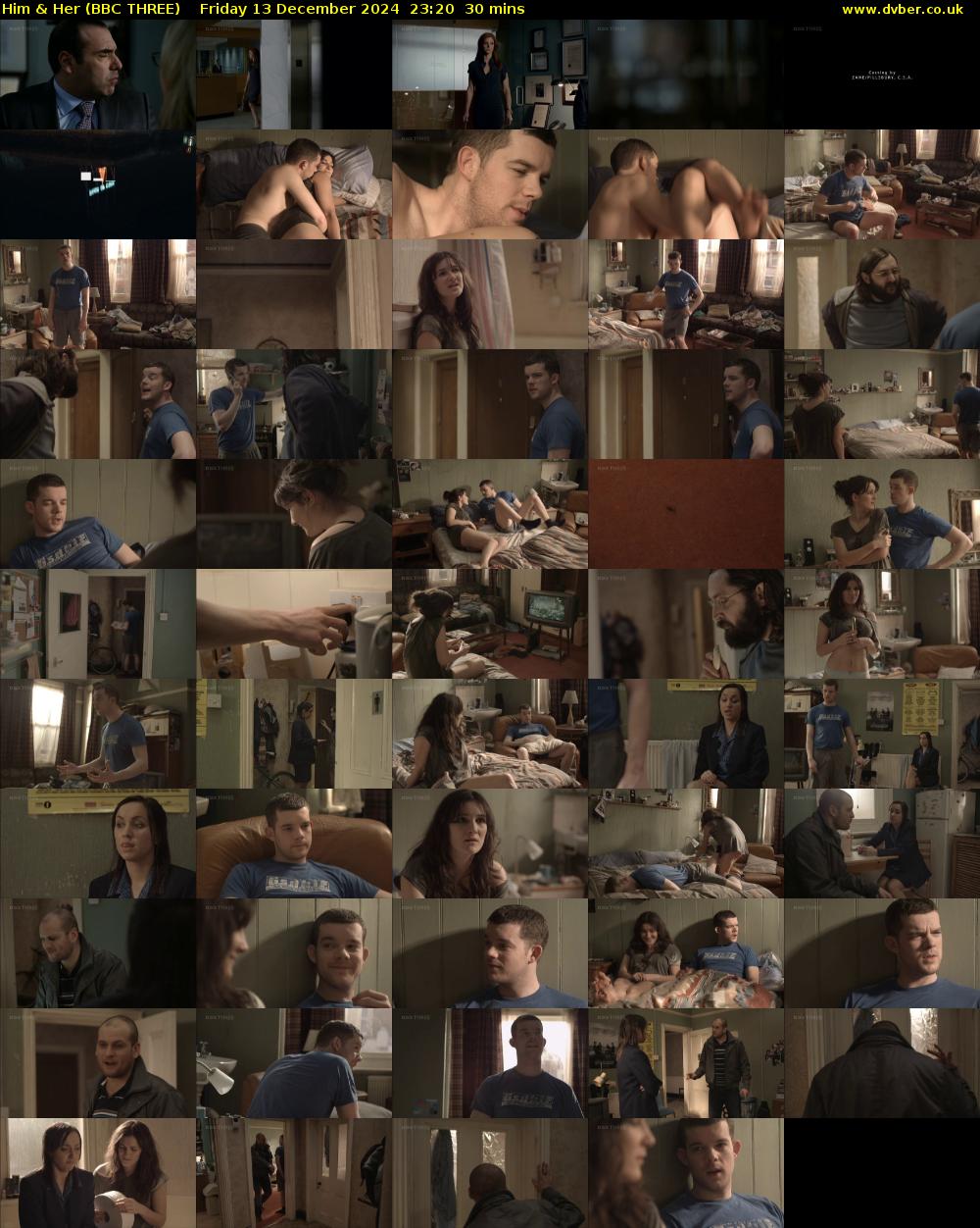 Him & Her (BBC THREE) Friday 13 December 2024 23:20 - 23:50