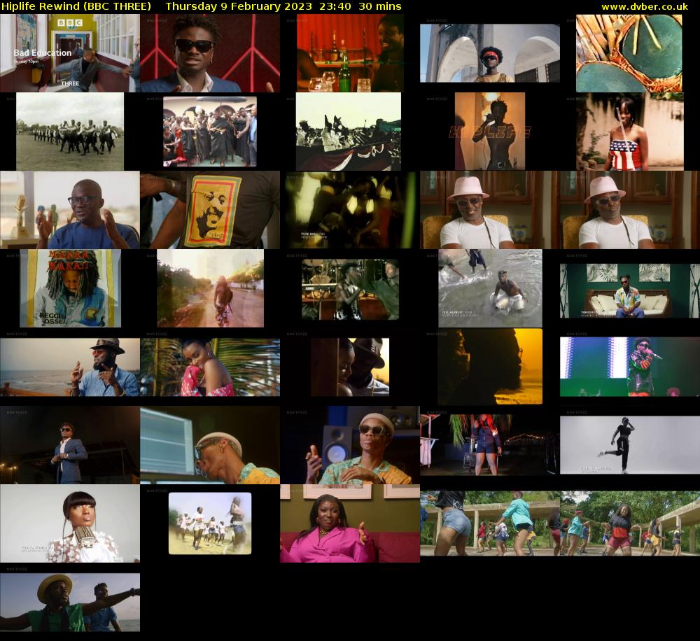 Hiplife Rewind (BBC THREE) Thursday 9 February 2023 23:40 - 00:10