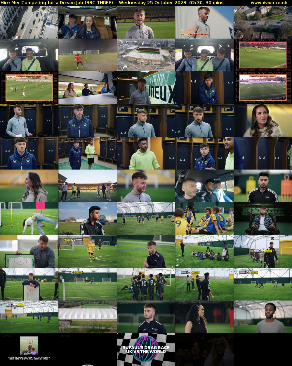 Hire Me: Competing for a Dream Job (BBC THREE) Wednesday 25 October 2023 02:30 - 03:00