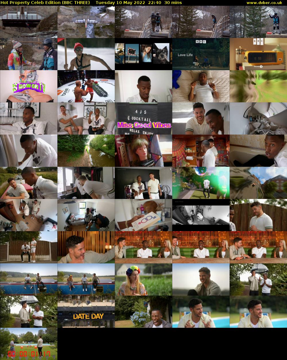 Hot Property Celeb Edition (BBC THREE) Tuesday 10 May 2022 22:40 - 23:10