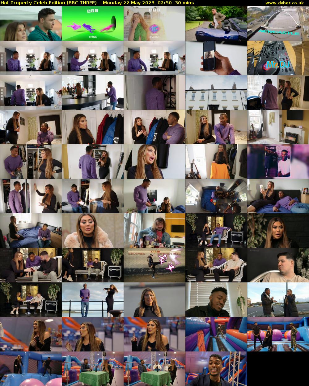 Hot Property Celeb Edition (BBC THREE) Monday 22 May 2023 02:50 - 03:20