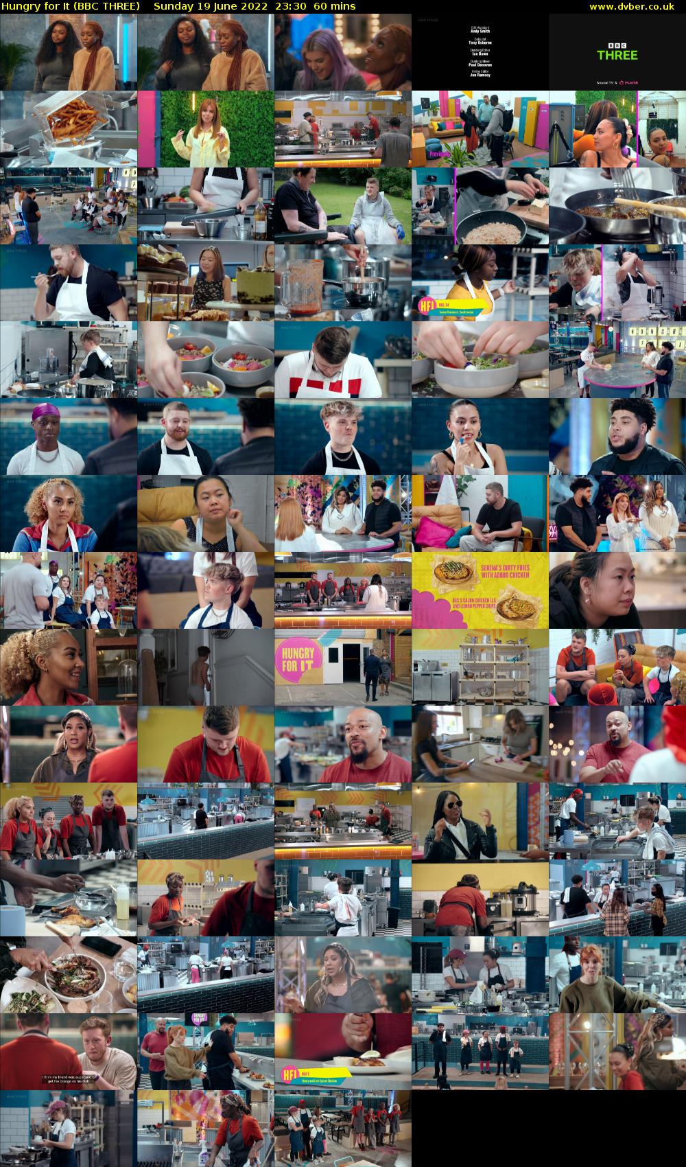 Hungry for It (BBC THREE) Sunday 19 June 2022 23:30 - 00:30