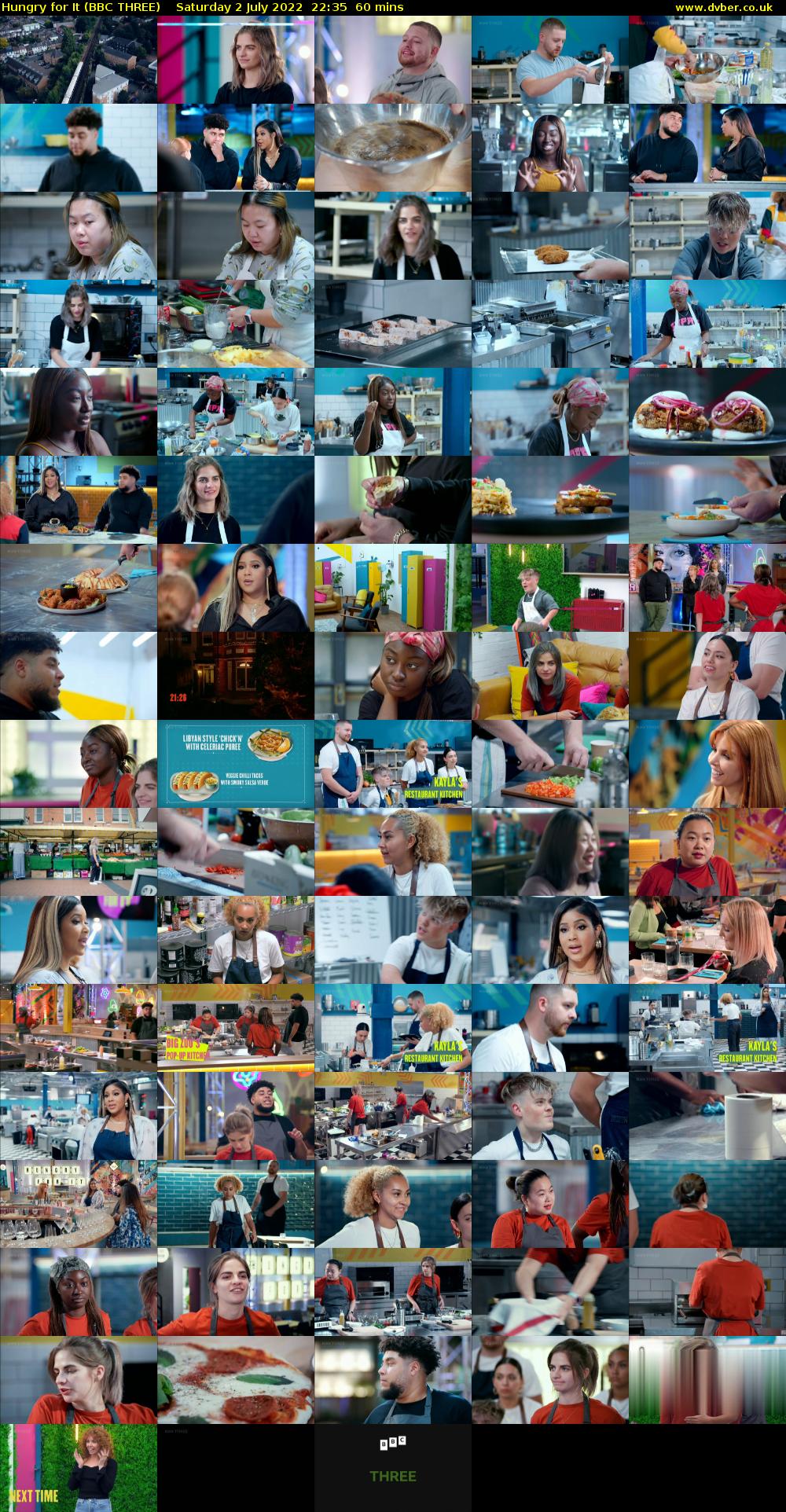 Hungry for It (BBC THREE) Saturday 2 July 2022 22:35 - 23:35