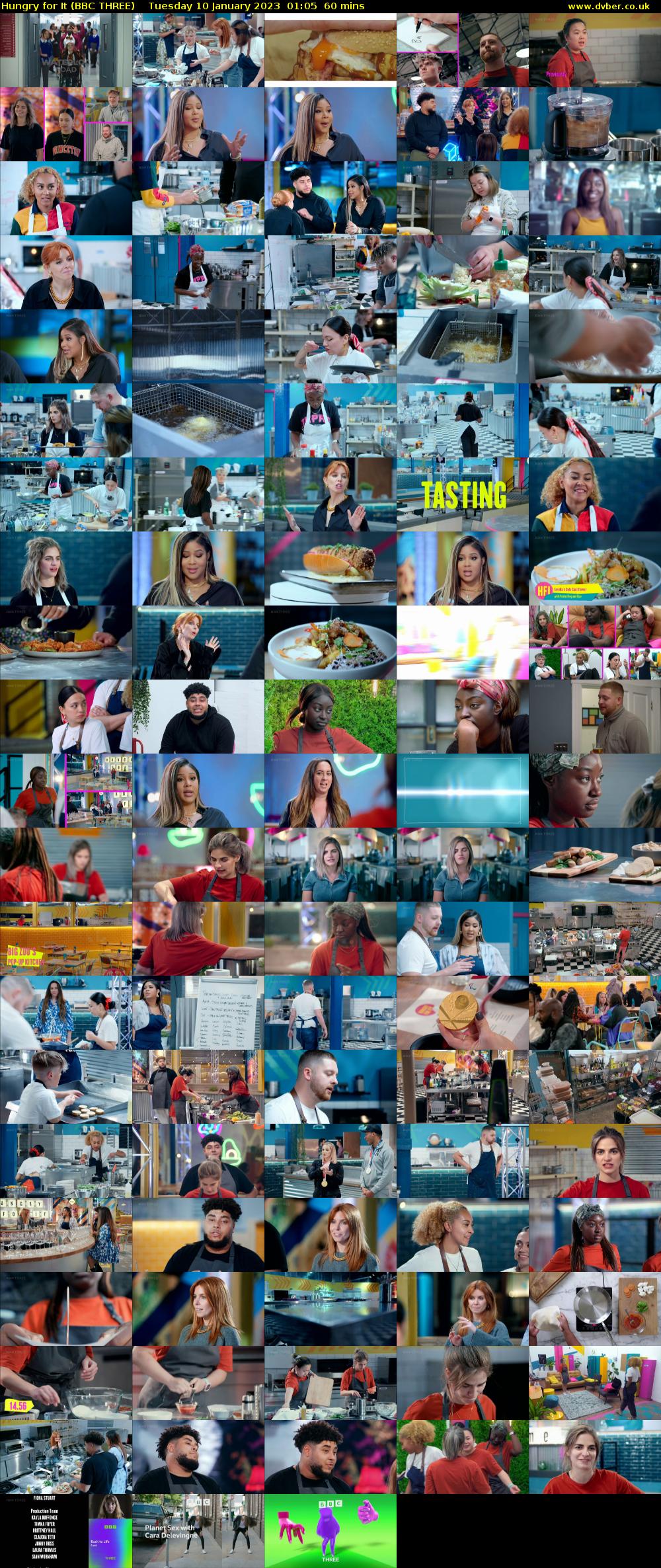 Hungry for It (BBC THREE) Tuesday 10 January 2023 01:05 - 02:05