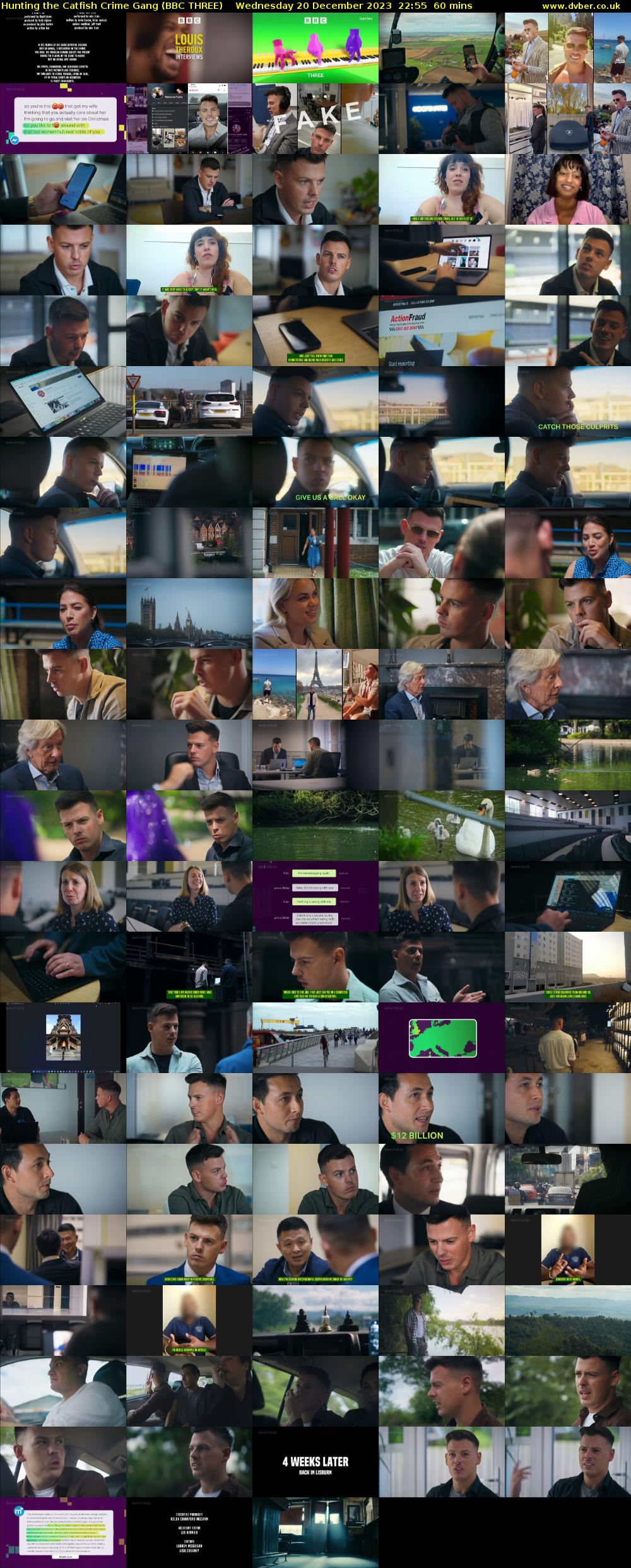Hunting the Catfish Crime Gang (BBC THREE) Wednesday 20 December 2023 22:55 - 23:55