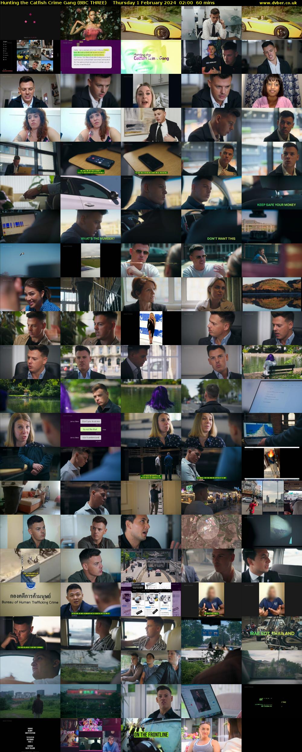 Hunting the Catfish Crime Gang (BBC THREE) Thursday 1 February 2024 02:00 - 03:00