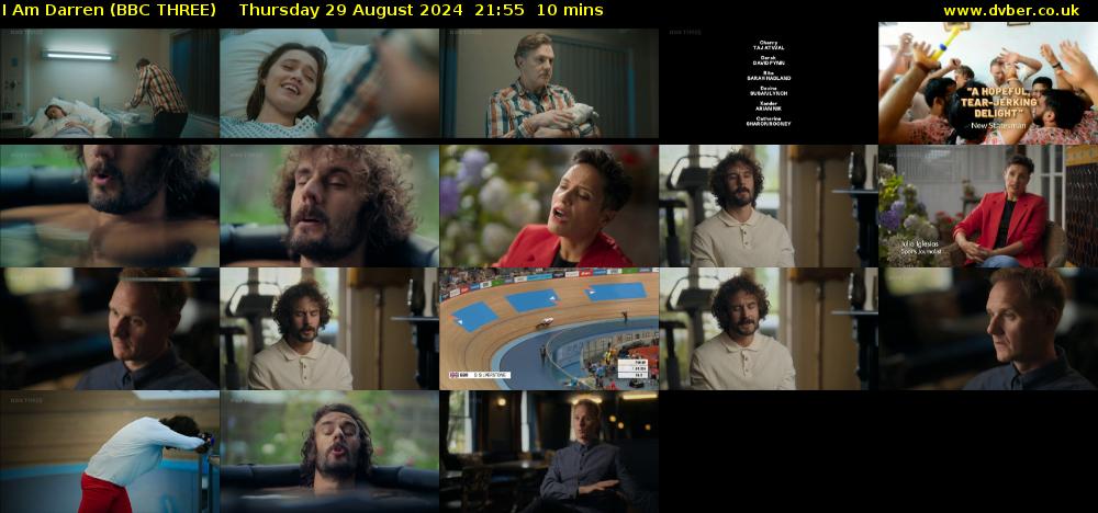 I Am Darren (BBC THREE) Thursday 29 August 2024 21:55 - 22:05