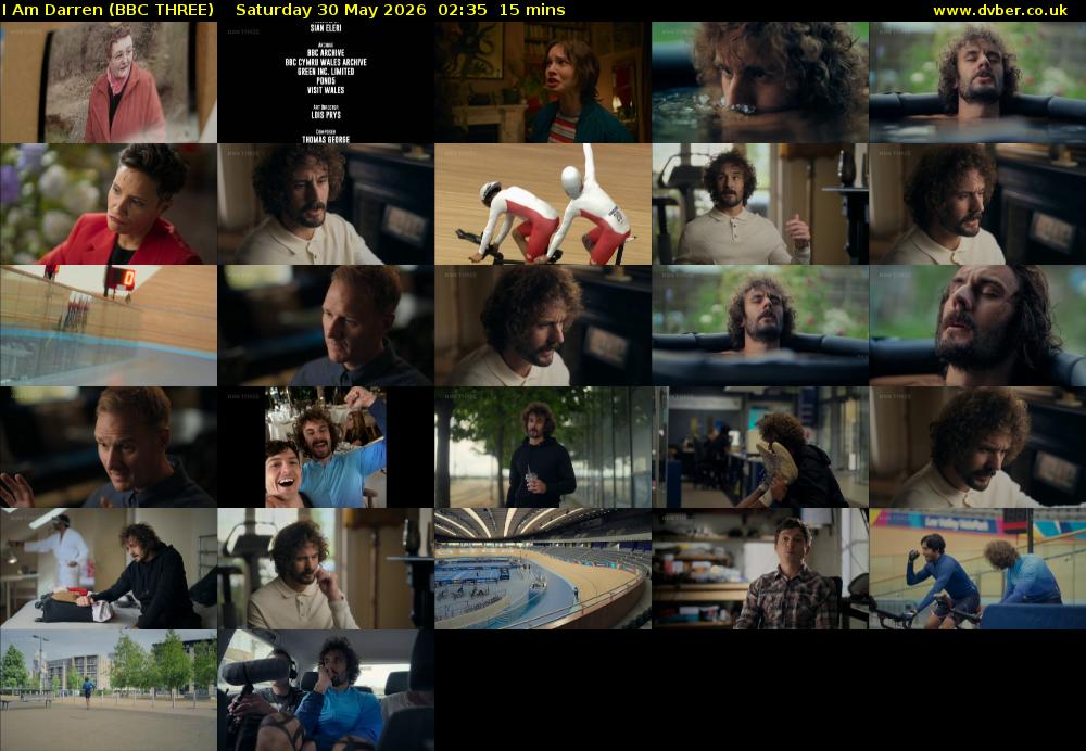 I Am Darren (BBC THREE) Saturday 30 May 2026 02:35 - 02:50