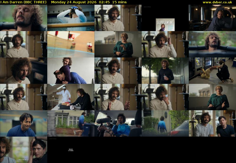 I Am Darren (BBC THREE) Monday 24 August 2026 02:45 - 03:00