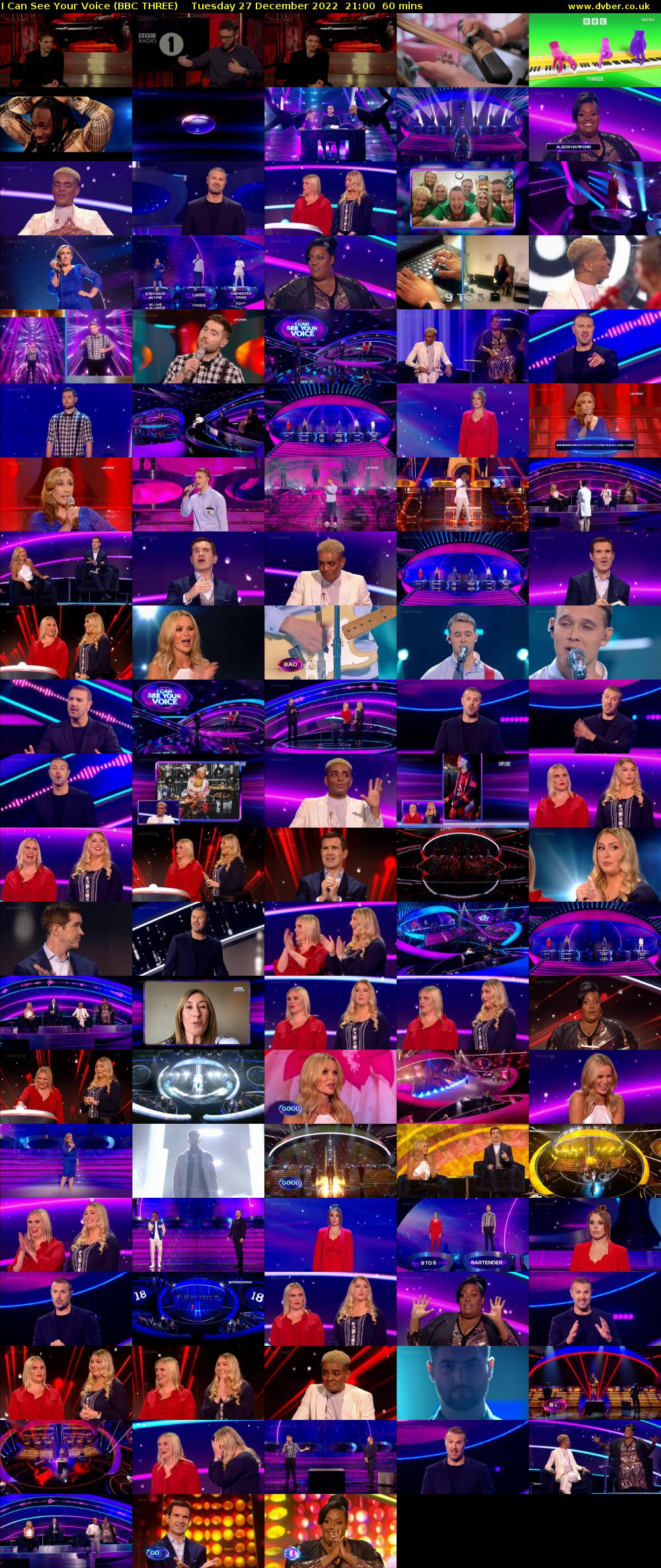 I Can See Your Voice (BBC THREE) Tuesday 27 December 2022 21:00 - 22:00