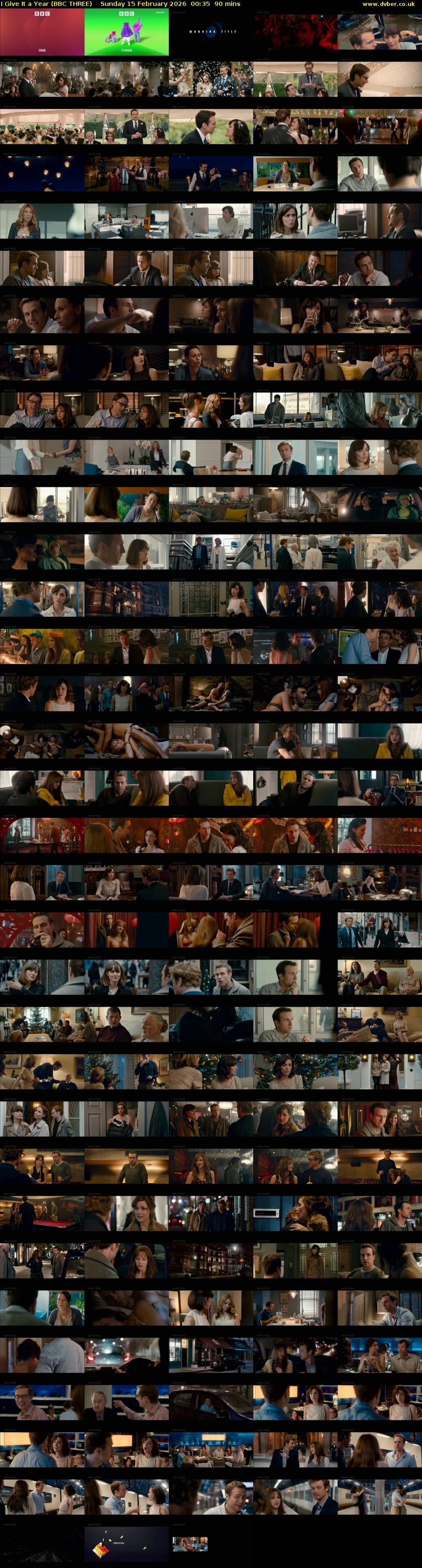 I Give It a Year (BBC THREE) Sunday 15 February 2026 00:35 - 02:05