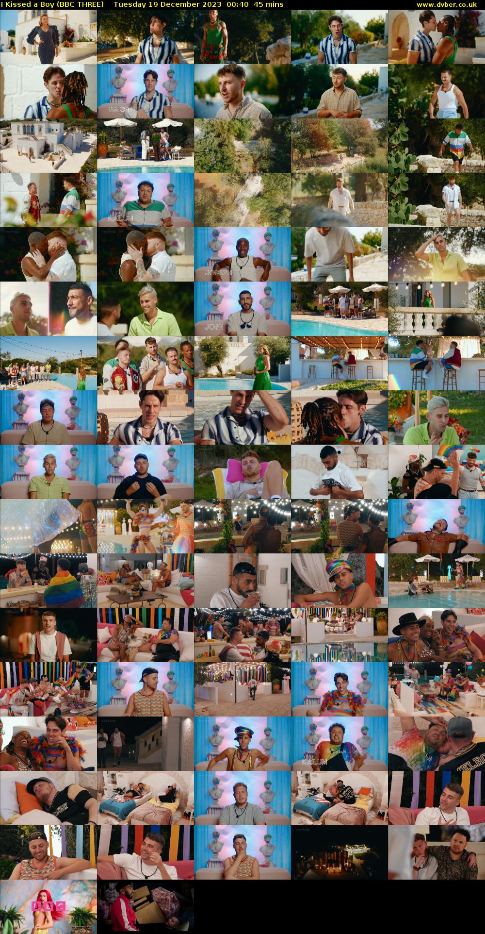 I Kissed a Boy (BBC THREE) Tuesday 19 December 2023 00:40 - 01:25