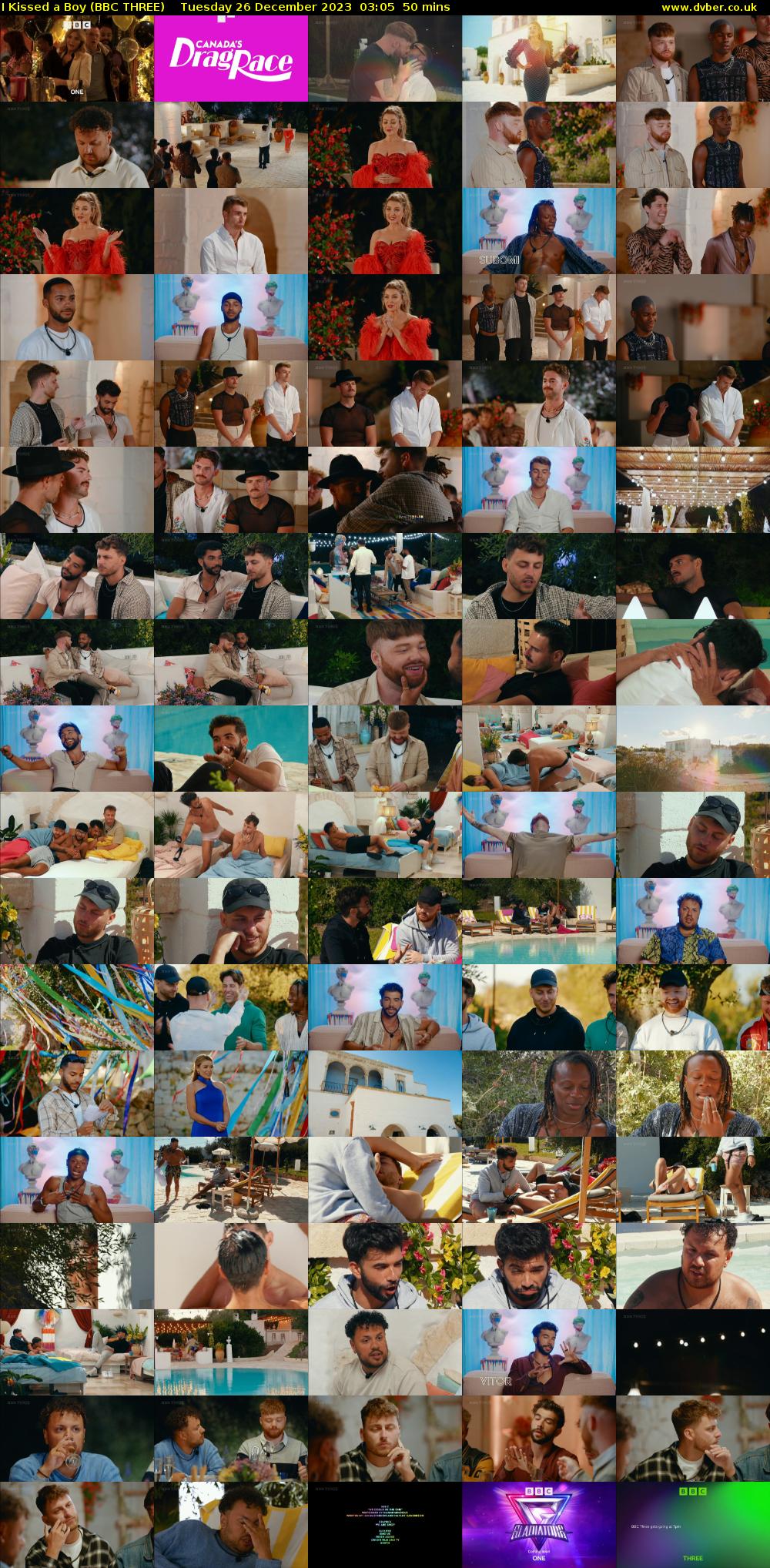 I Kissed a Boy (BBC THREE) Tuesday 26 December 2023 03:05 - 03:55