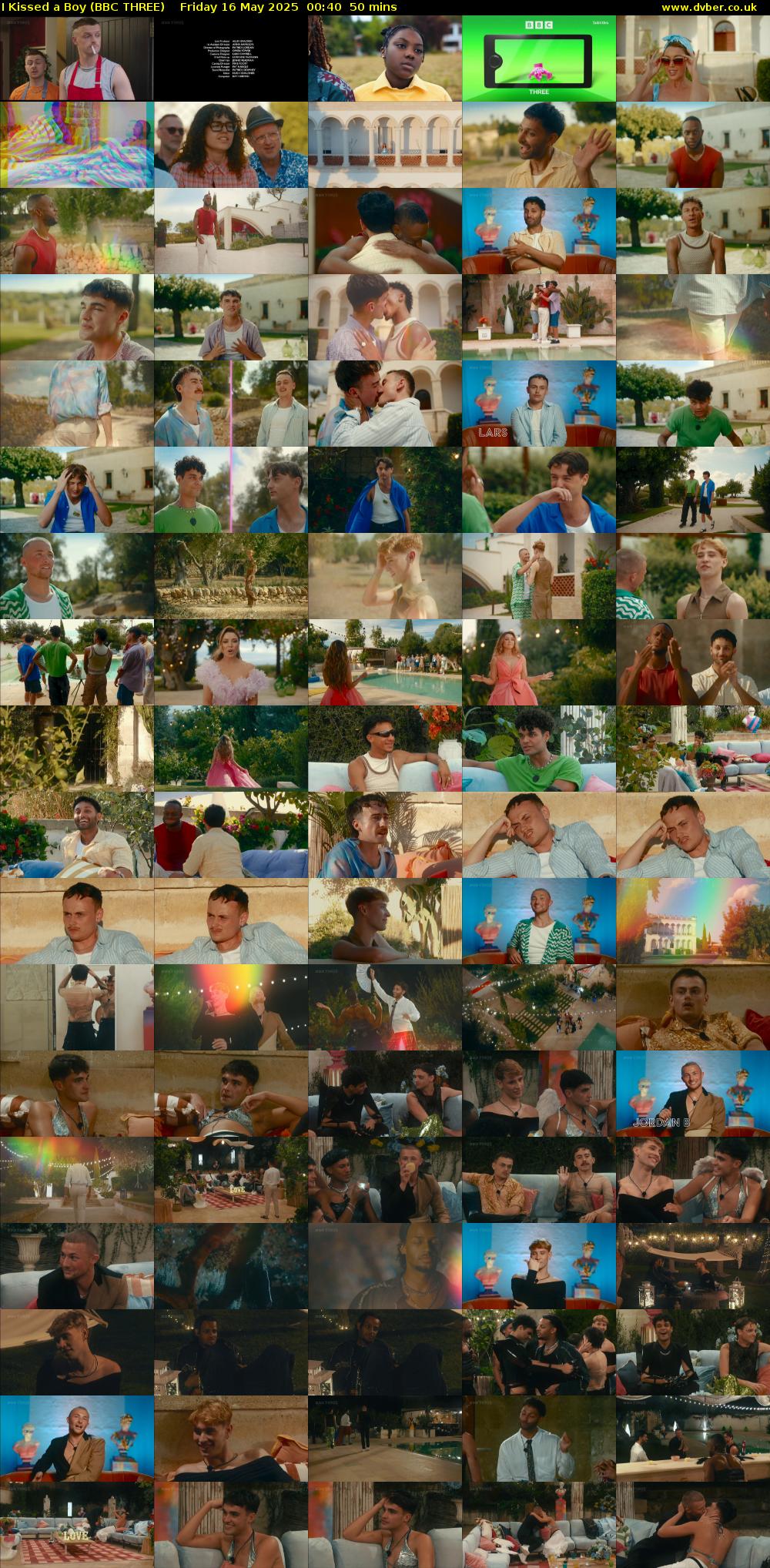 I Kissed a Boy (BBC THREE) Friday 16 May 2025 00:40 - 01:30