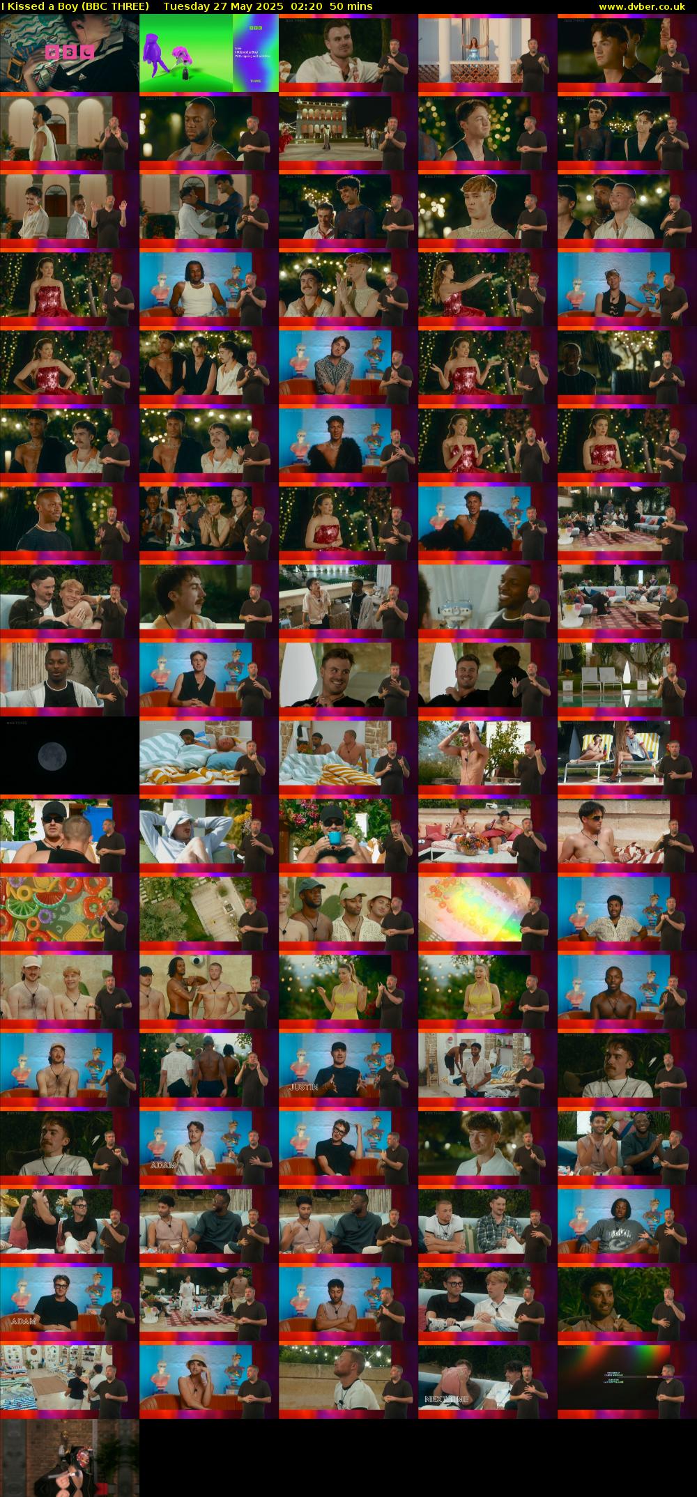 I Kissed a Boy (BBC THREE) Tuesday 27 May 2025 02:20 - 03:10