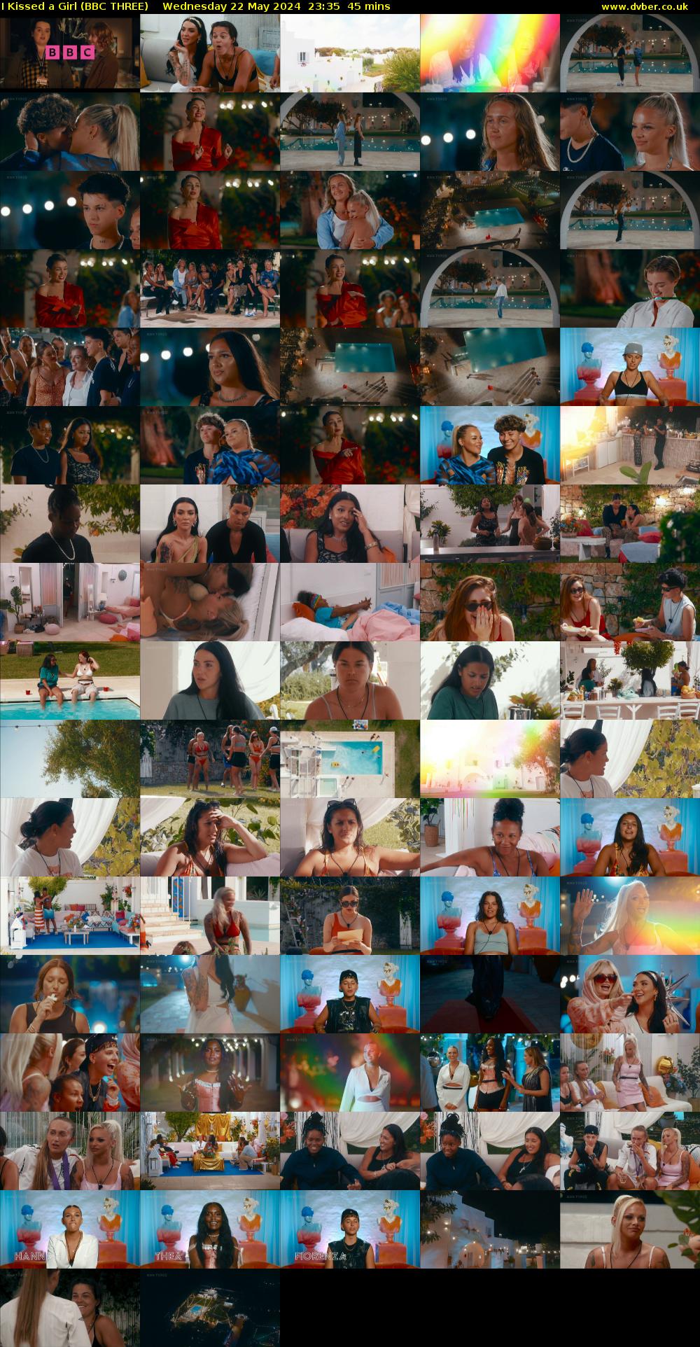 I Kissed a Girl (BBC THREE) Wednesday 22 May 2024 23:35 - 00:20