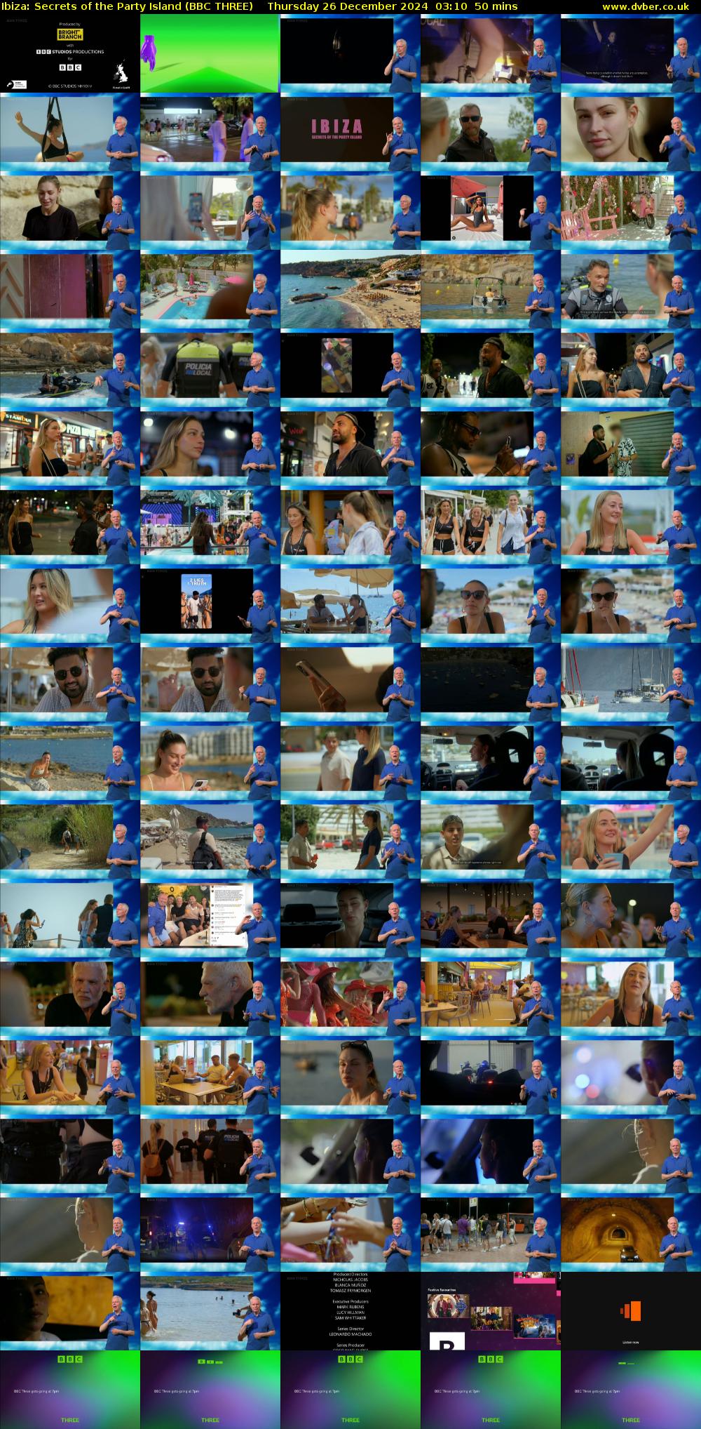 Ibiza: Secrets of the Party Island (BBC THREE) Thursday 26 December 2024 03:10 - 04:00