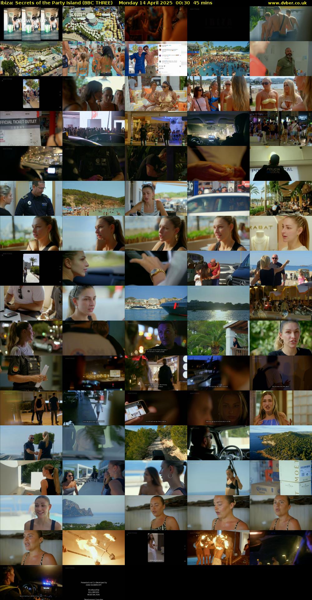 Ibiza: Secrets of the Party Island (BBC THREE) Monday 14 April 2025 00:30 - 01:15