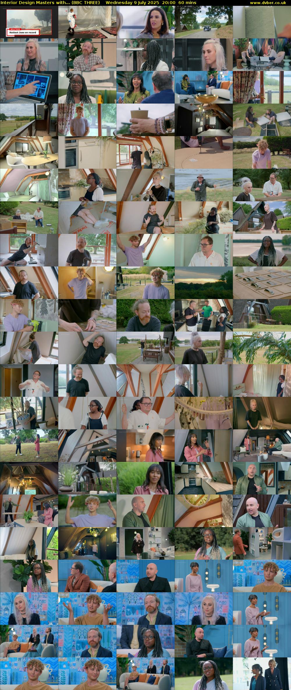 Interior Design Masters with... (BBC THREE) Wednesday 9 July 2025 20:00 - 21:00