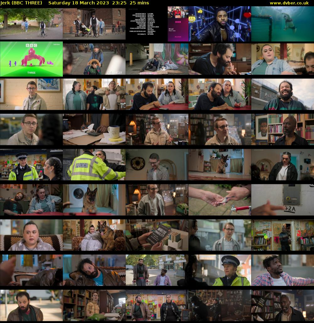 Jerk (BBC THREE) Saturday 18 March 2023 23:25 - 23:50