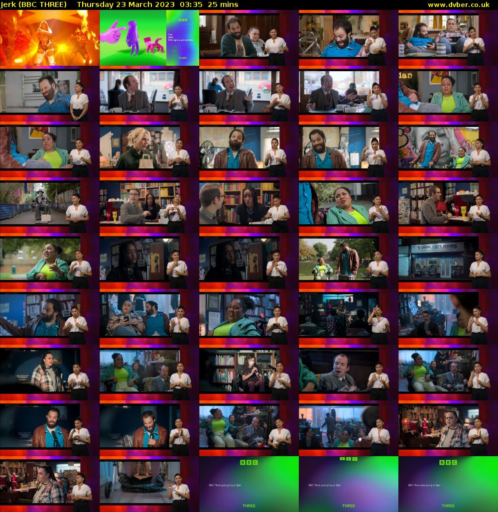 Jerk (BBC THREE) Thursday 23 March 2023 03:35 - 04:00