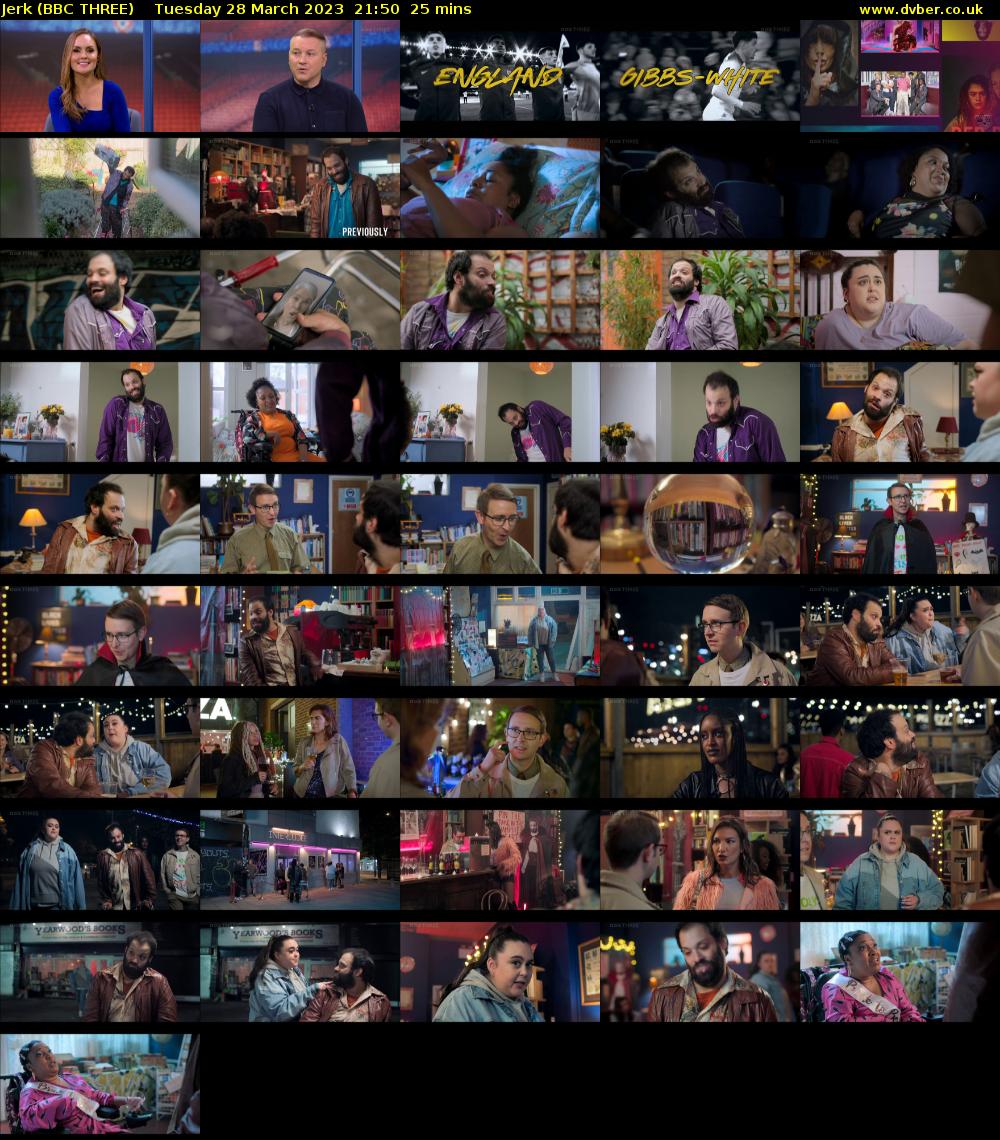 Jerk (BBC THREE) Tuesday 28 March 2023 21:50 - 22:15