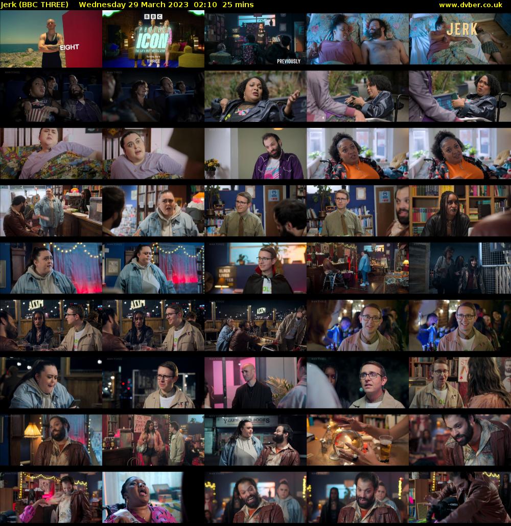 Jerk (BBC THREE) Wednesday 29 March 2023 02:10 - 02:35