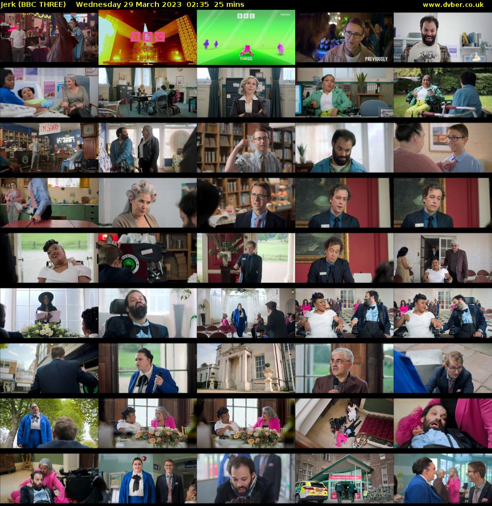 Jerk (BBC THREE) Wednesday 29 March 2023 02:35 - 03:00