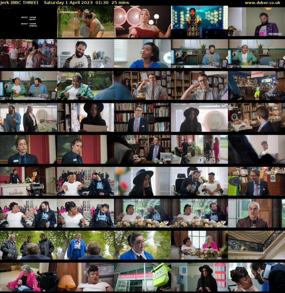 Jerk (BBC THREE) Saturday 1 April 2023 01:30 - 01:55
