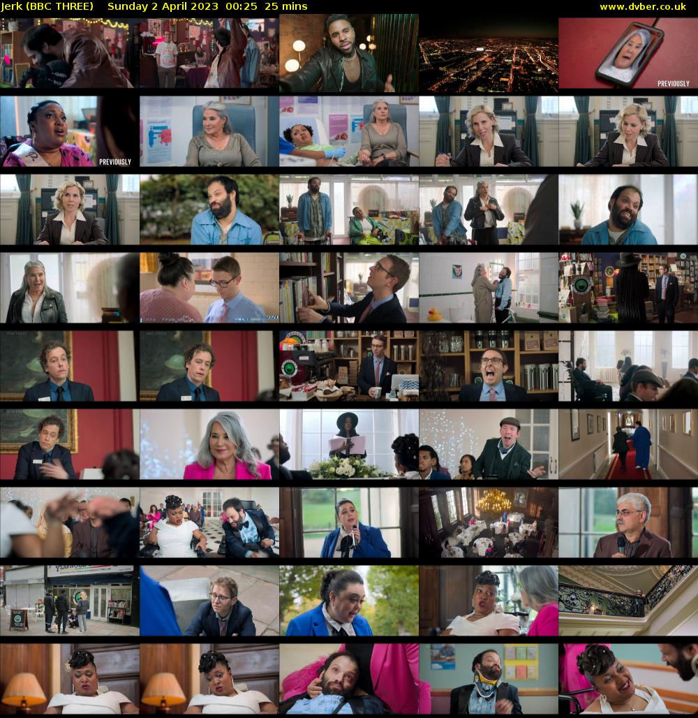Jerk (BBC THREE) Sunday 2 April 2023 00:25 - 00:50