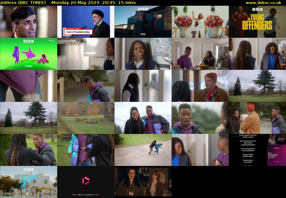Jobless (BBC THREE) Monday 20 May 2024 20:45 - 21:00