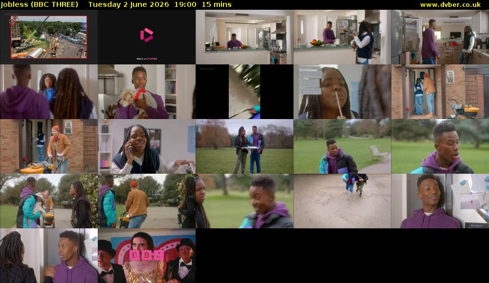 Jobless (BBC THREE) Tuesday 2 June 2026 19:00 - 19:15